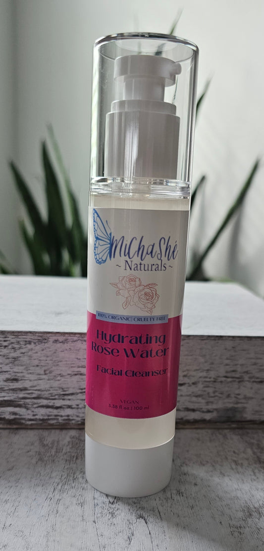 Organic Rose Water Face Cleanser